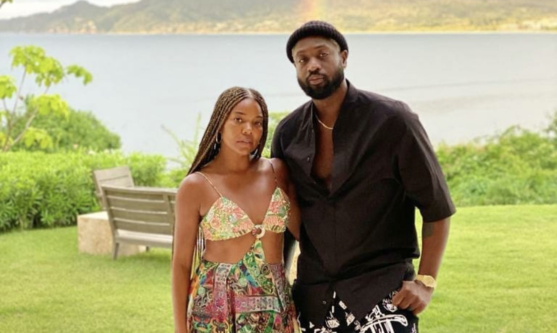 'Y'all So Cute': Dwyane Wade and Gabrielle Union Were Stylin' and Profilin' During 'Coming 2 America' Backyard Screening