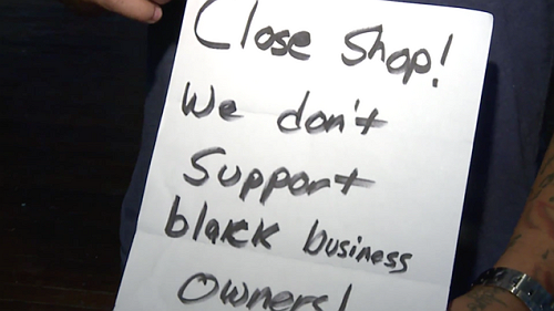 Black-Owned Indiana Gaming Lounge Targeted With Hate Note, 'We Don't Support Black Business': Report