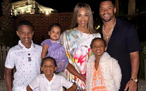 RUSSELL WILSON IS READY FOR 5TH CHILD WITH WIFE, CIARA