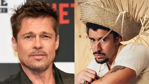 Brad Pitt Invades Bad Bunny's Personal Space as Actor's Strange Behavior Appears to Make ‘Bullet Train’ Co-Star Very 'Uncomfortable' In Resurfaced Clip Brad Pitt Invades Bad Bunny's Personal Space as Actor's Strange Behavior Appears to Make ‘Bullet Train’ Co-Star Very 'Uncomfortable' In Resurfaced Clip
