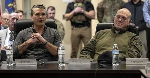 Hegseth visits troops on U.S.-Mexico border