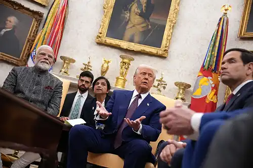 'We Are Really Being Punked!': Donald Trump Shamelessly Hangs Gold-Framed Mug Shot Outside Oval Office As MAGA Fans Cheer, Critics Call It a National Embarrassment