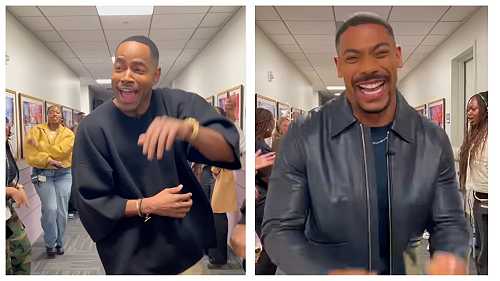 Jay Ellis Came for Aaron Pierre's 'Mufasa' Spirit Tunnel Dance And Some Say He Did It Better. What Do You Think?