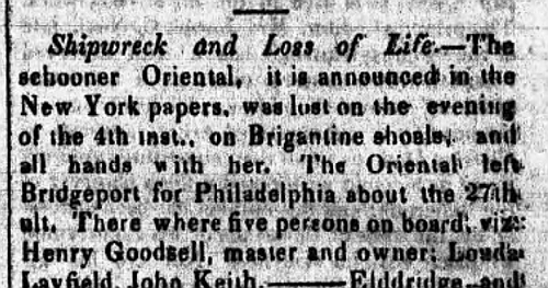 Skeletal remains found on New Jersey beaches decades ago identified as captain of doomed 19th-century ship