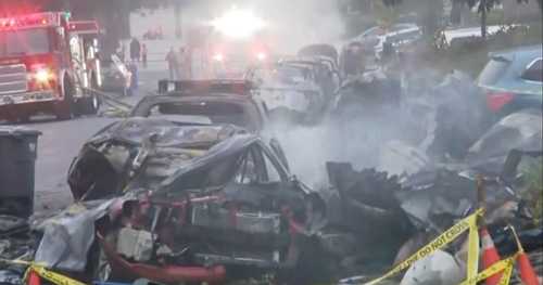 How a plane crashed into a San Diego neighborhood and set homes on fire