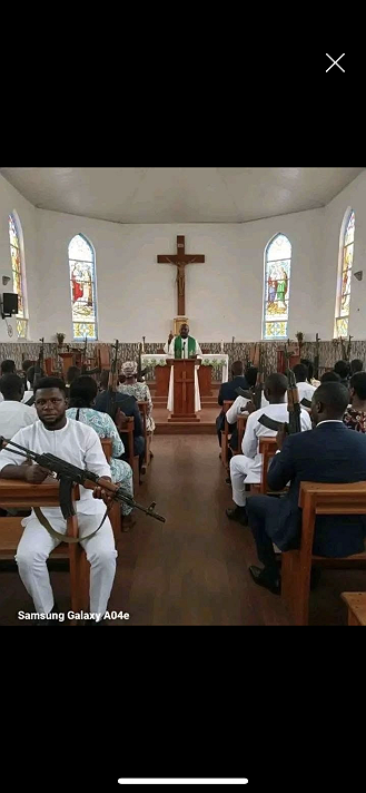 Africa church are in protective against badit