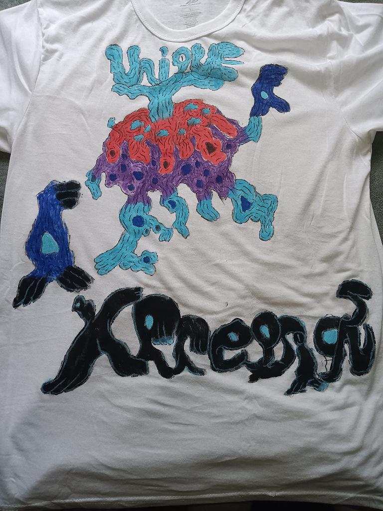 A shirt I made for my auntie candle business Unique Xpressions