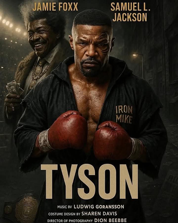 Netflix has unveiled the official poster for TYSON, featuring Jamie Foxx as boxing legend Mike Tyson...