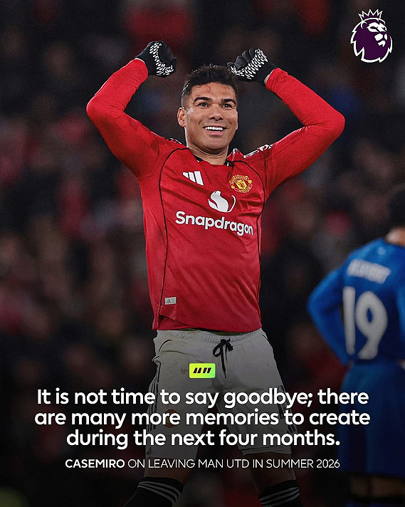 Ready to give everything until the end 👊Still work to do for Casemiro at Manchester United as...