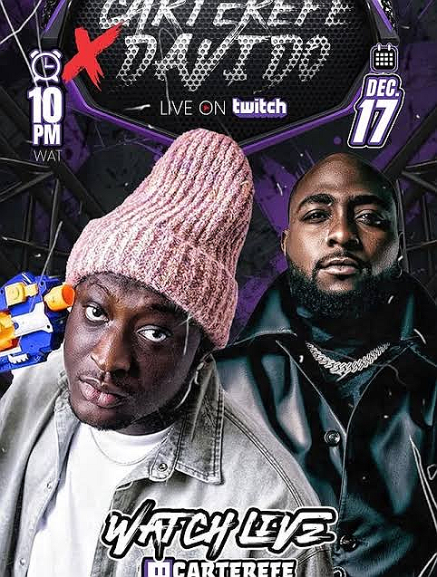 Join 30bg on twitch live stream today with charter Efe